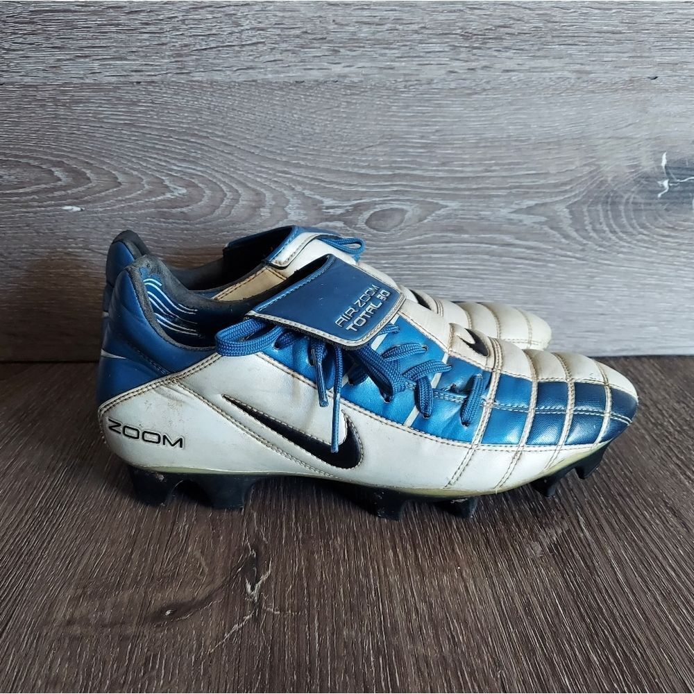 Nike Air Zoom Total 90 II - Blue and White US size 7 Soccer Shoe Collectors Item